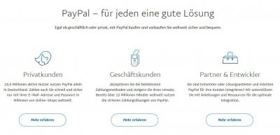 PayPal Anmeldung 1